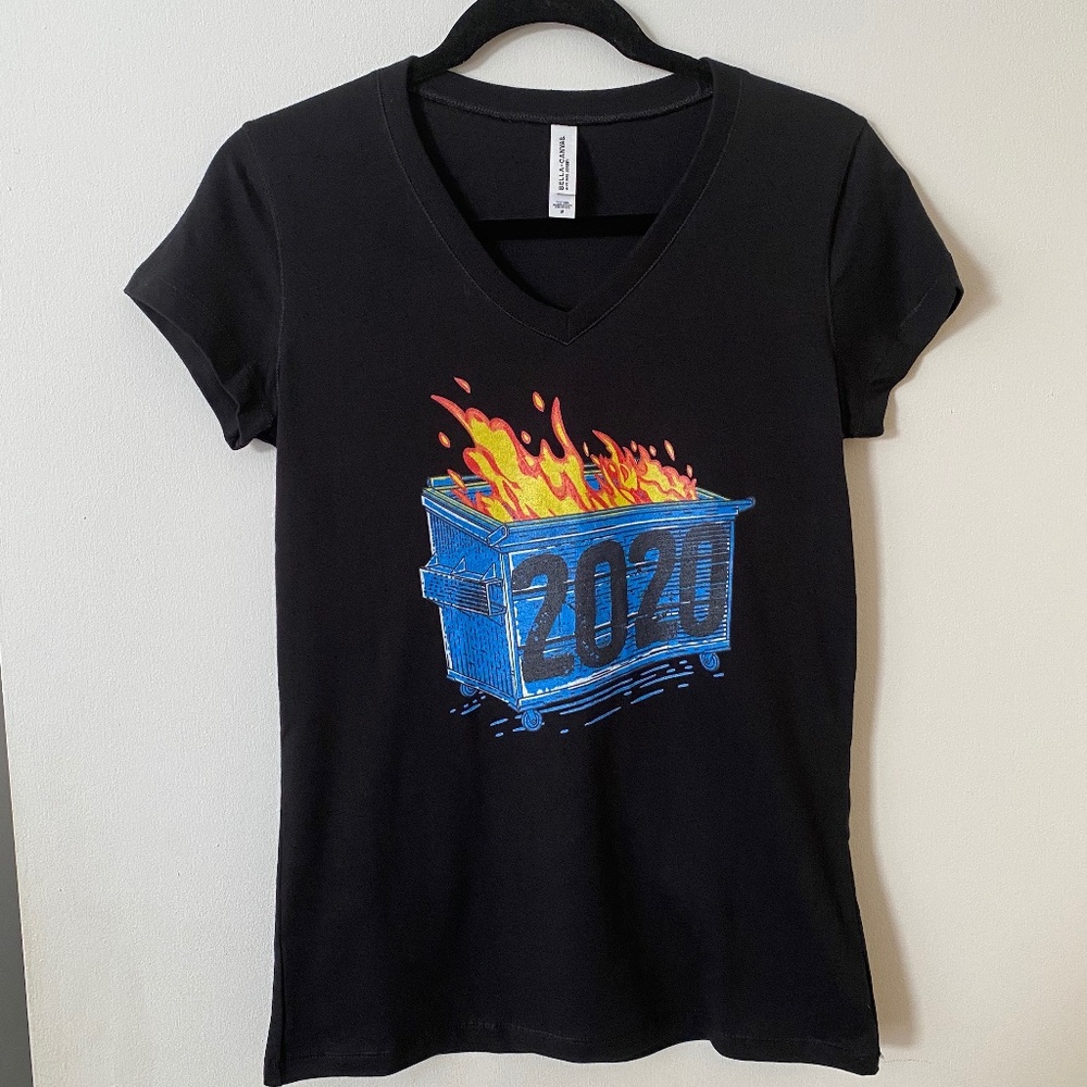 NEW Funny Threadless Dumpster Fire 2020 T-shirt